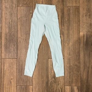 lululemon light blue align leggings size 2